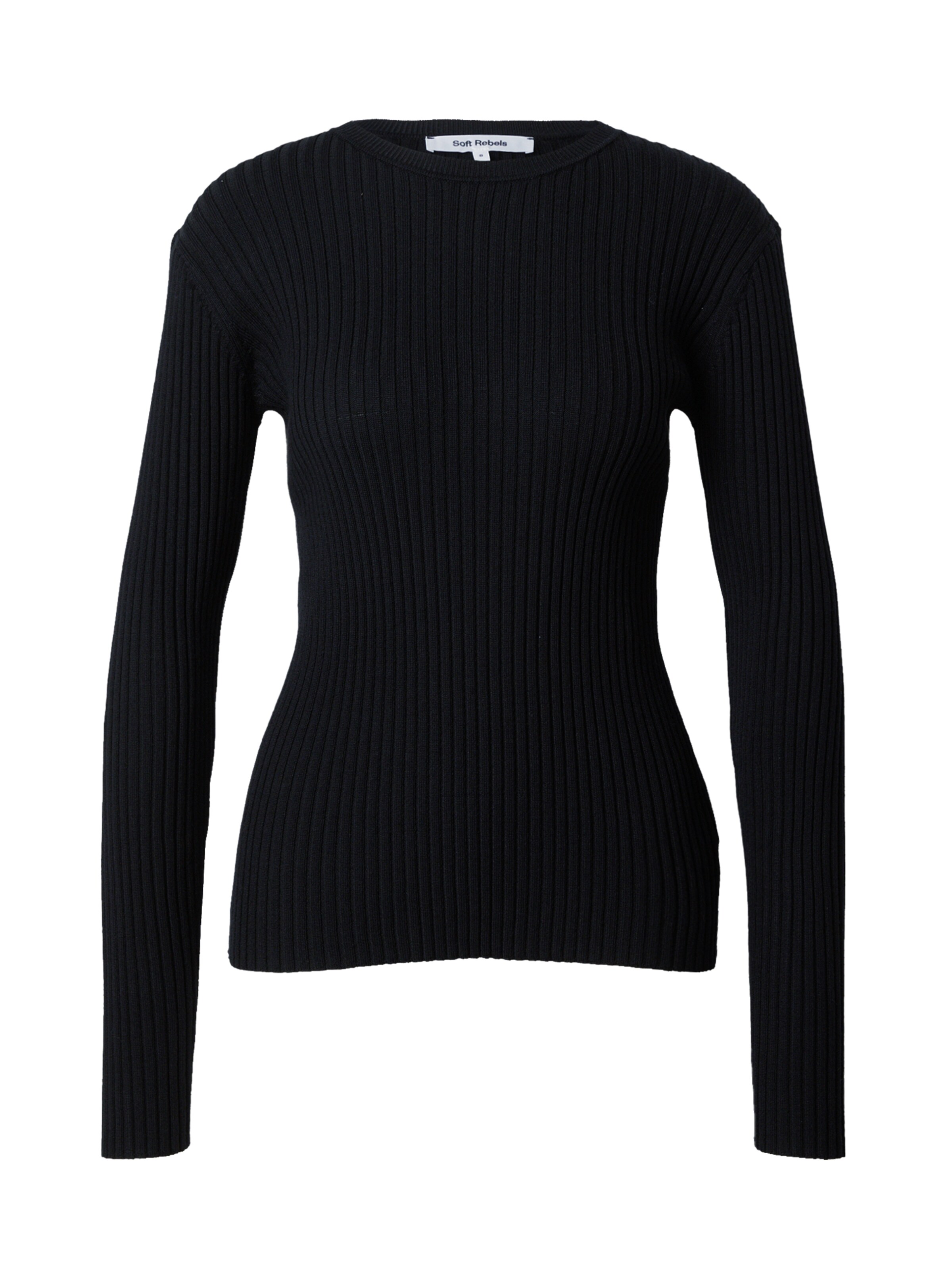Pull-over 'Noa' Soft Rebels en noir : devant