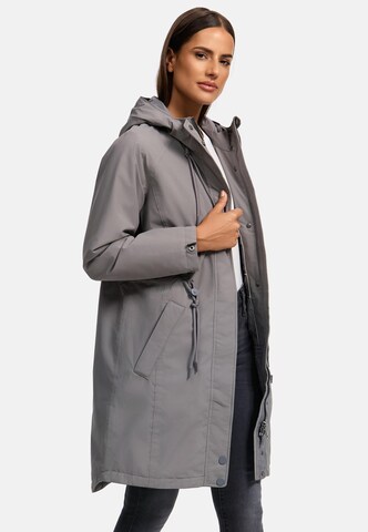 MARIKOO Between-seasons coat 'Megumii 16' in Grey