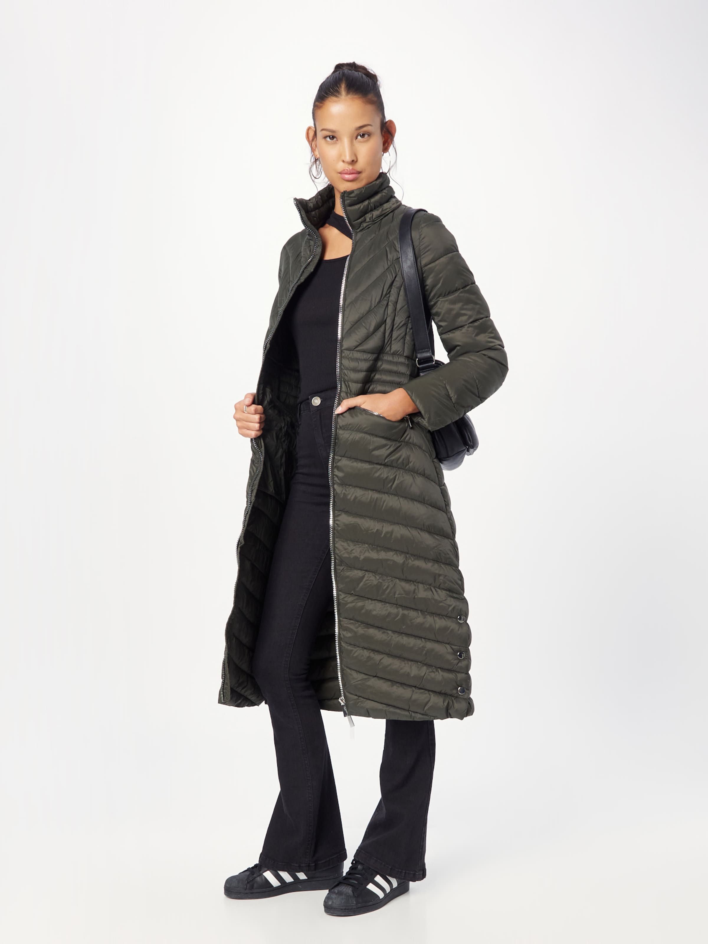 Oasis Between seasons coat in Khaki ABOUT YOU