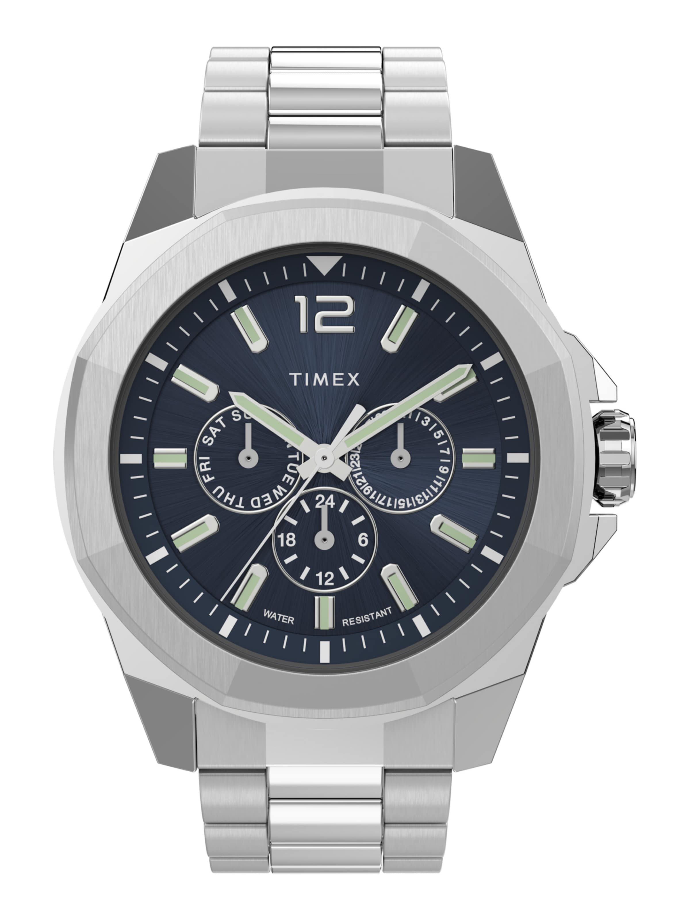 TIMEX Analog 'Essex Avenue' in Silber: Vorderseite