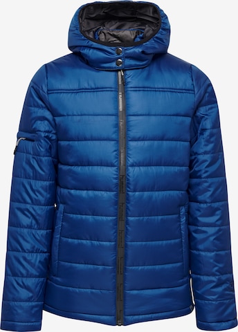 Veste mi-saison Hummel en bleu : devant