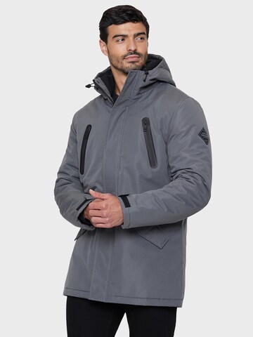 Threadbare Between-season jacket 'Castleford' in Grey: front