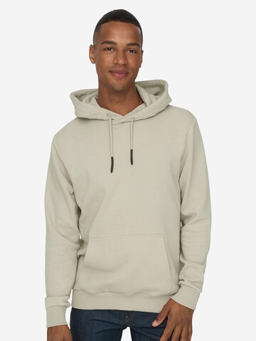 Only & Sons Regular fit Sweatshirt 'Ceres' in Beige
