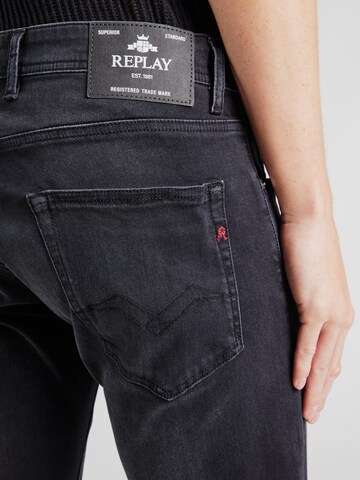 Coupe slim Jean 'Grover' REPLAY en gris