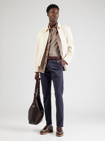 INDICODE JEANS Slimfit Chinohousut 'Gower' värissä sininen