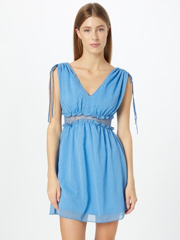 TrendyolKoktel haljina - plava boja: prednji dio