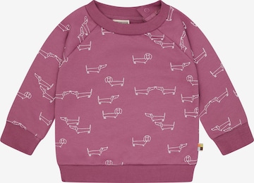 loud + proud Sweater 'Dackel' in Purple: front