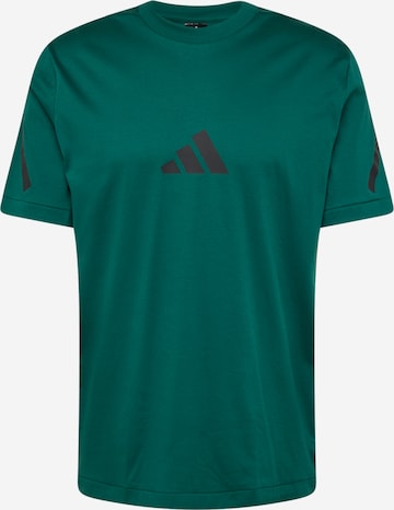 ADIDAS SPORTSWEAR Performance shirt 'Z.N.E.' in Green: front
