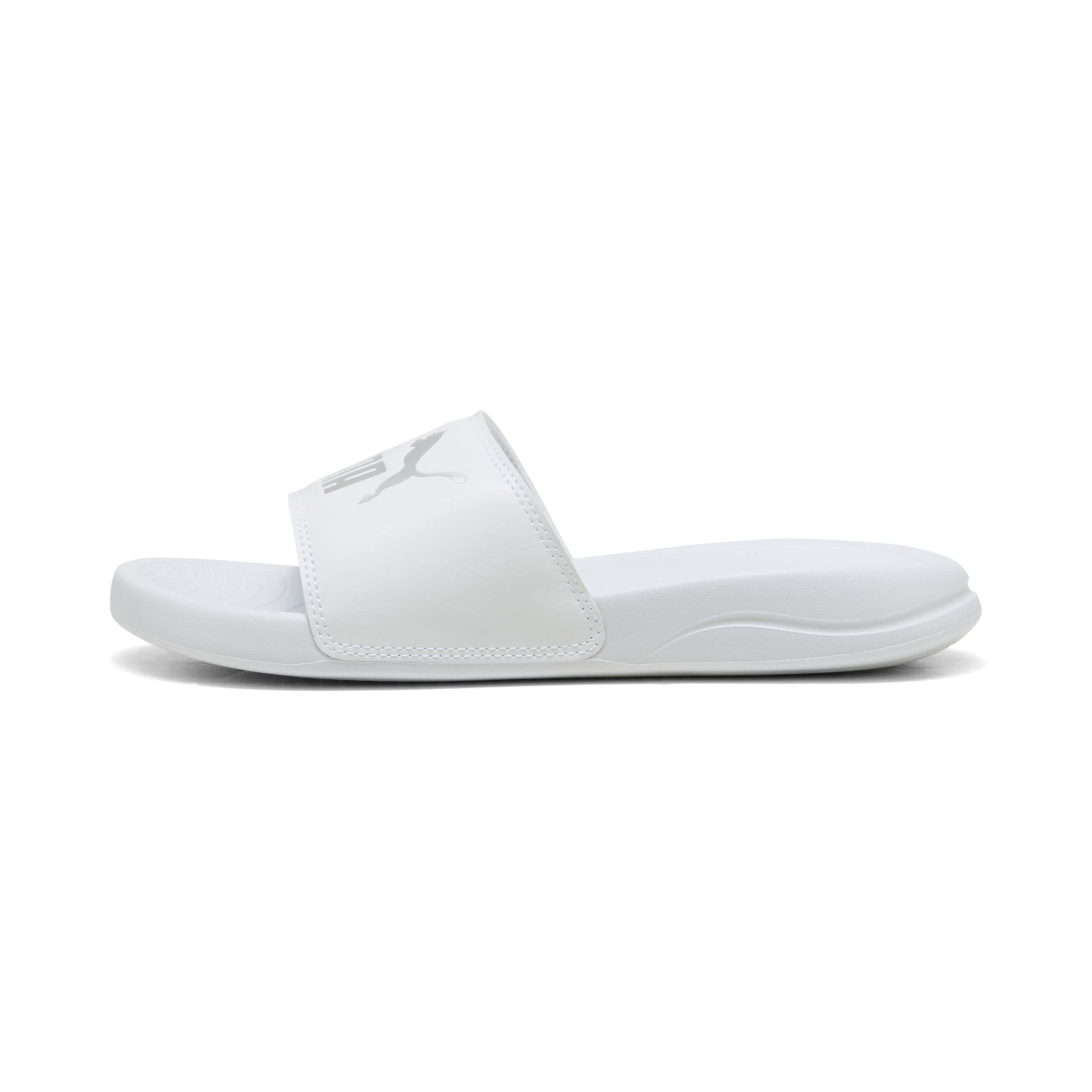 PUMA Mules in White: front
