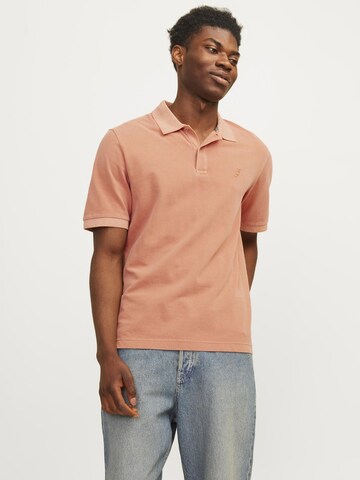 JACK & JONES Shirt in Brown: front