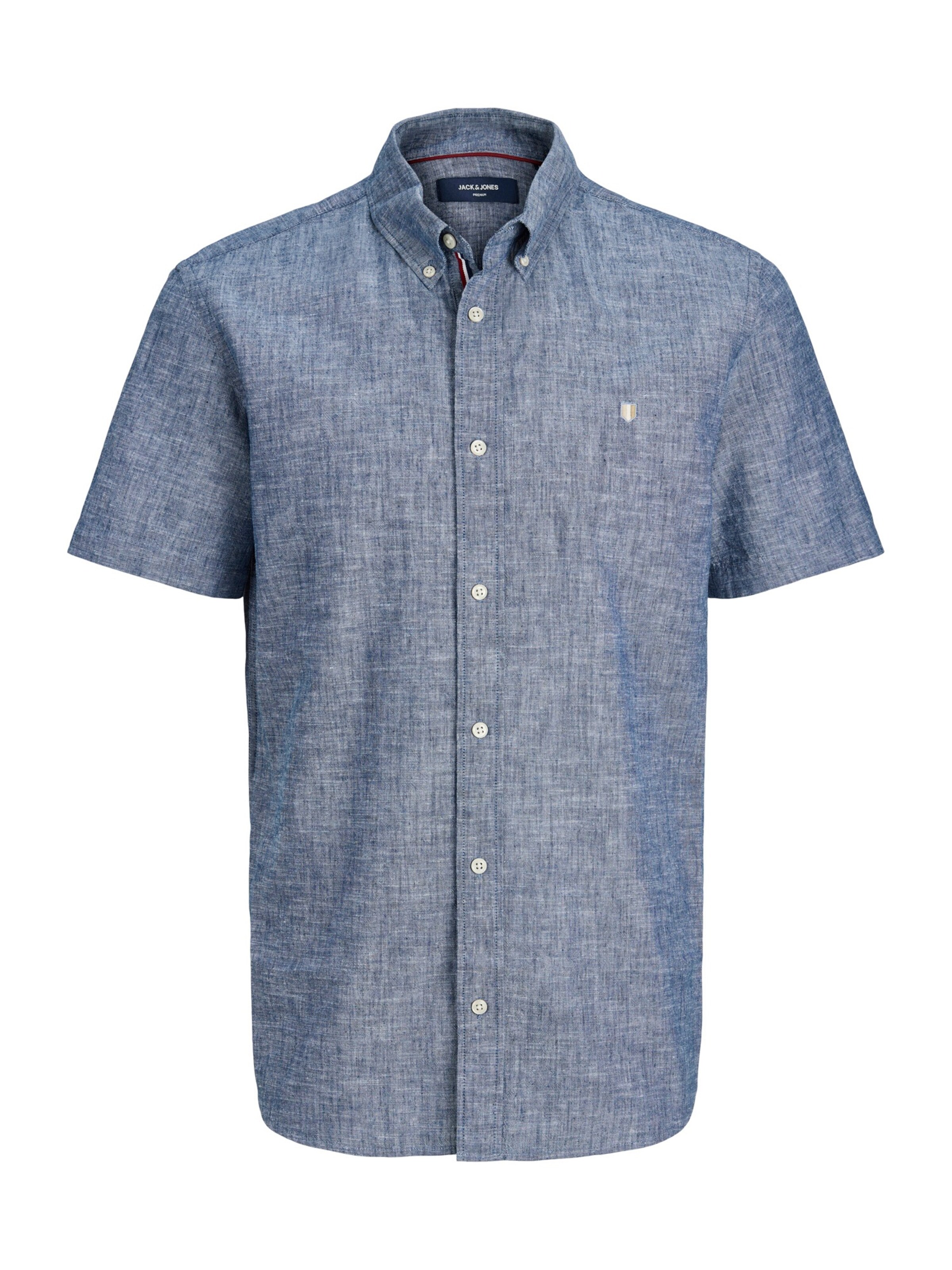JACK & JONES Hemd 'JPRBLUSUMMER' in blaumeliert, Produktansicht