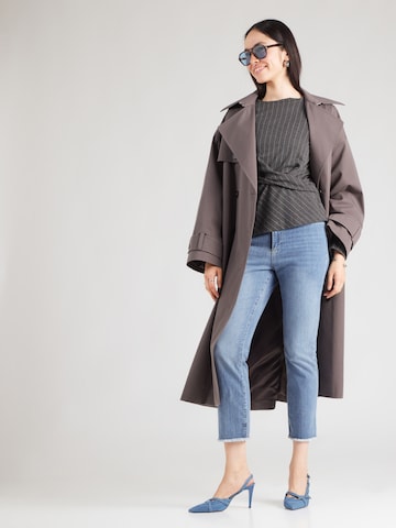 MORE & MORE Slimfit Jeans in Blau