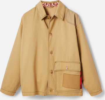 Desigual Between-Season Jacket 'Elvis' in Beige: front