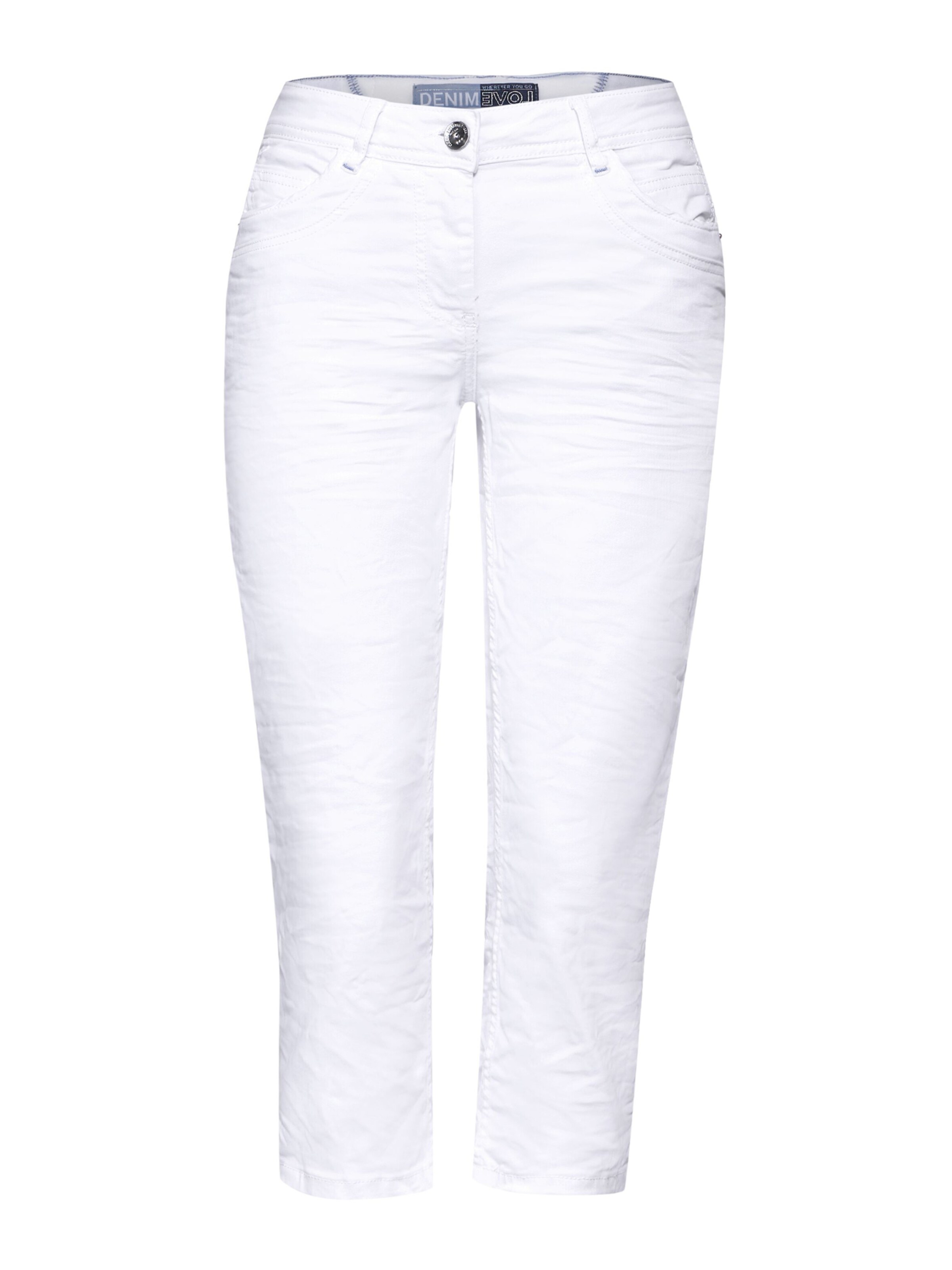 CECIL Slim fit Trousers 'Scarlett' in White: front