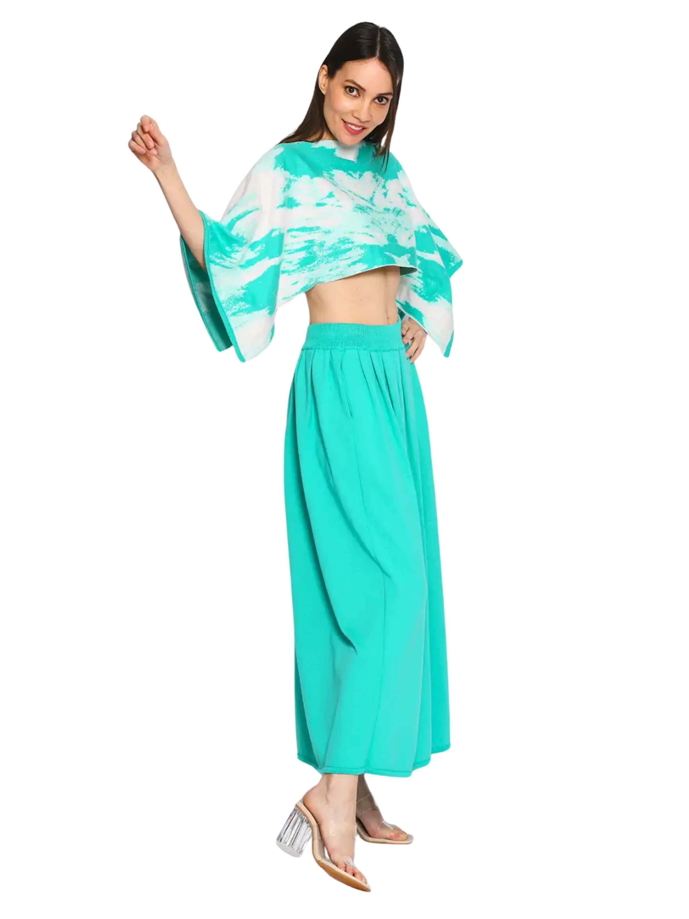 Süel knitwear - Falda 'Hanna' en verde
