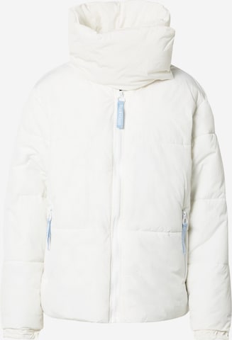 Stitch and Soul Winter Jacket in White: front