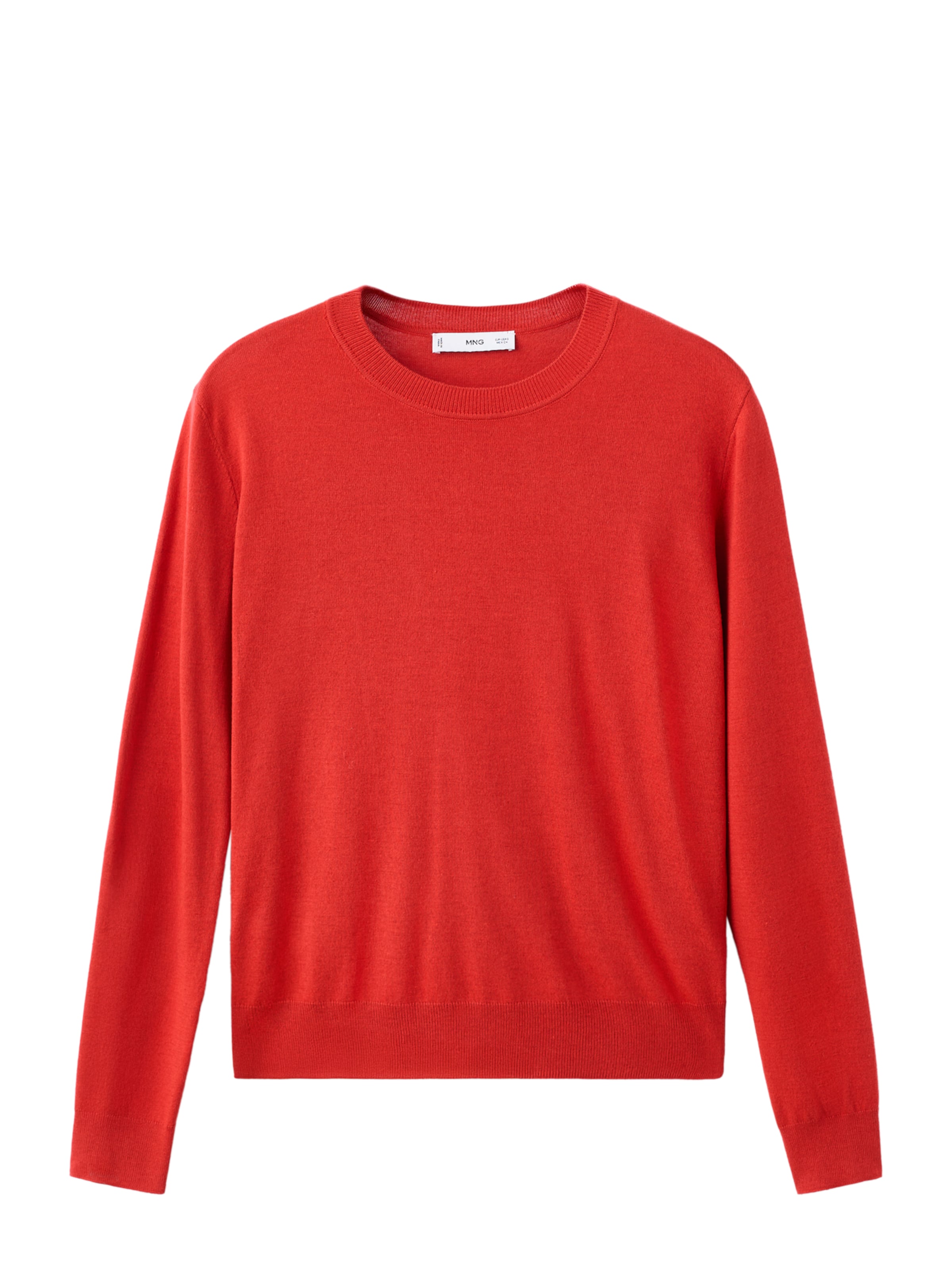 MANGO Sweter 'Lucca' w kolorze czerwony: przód