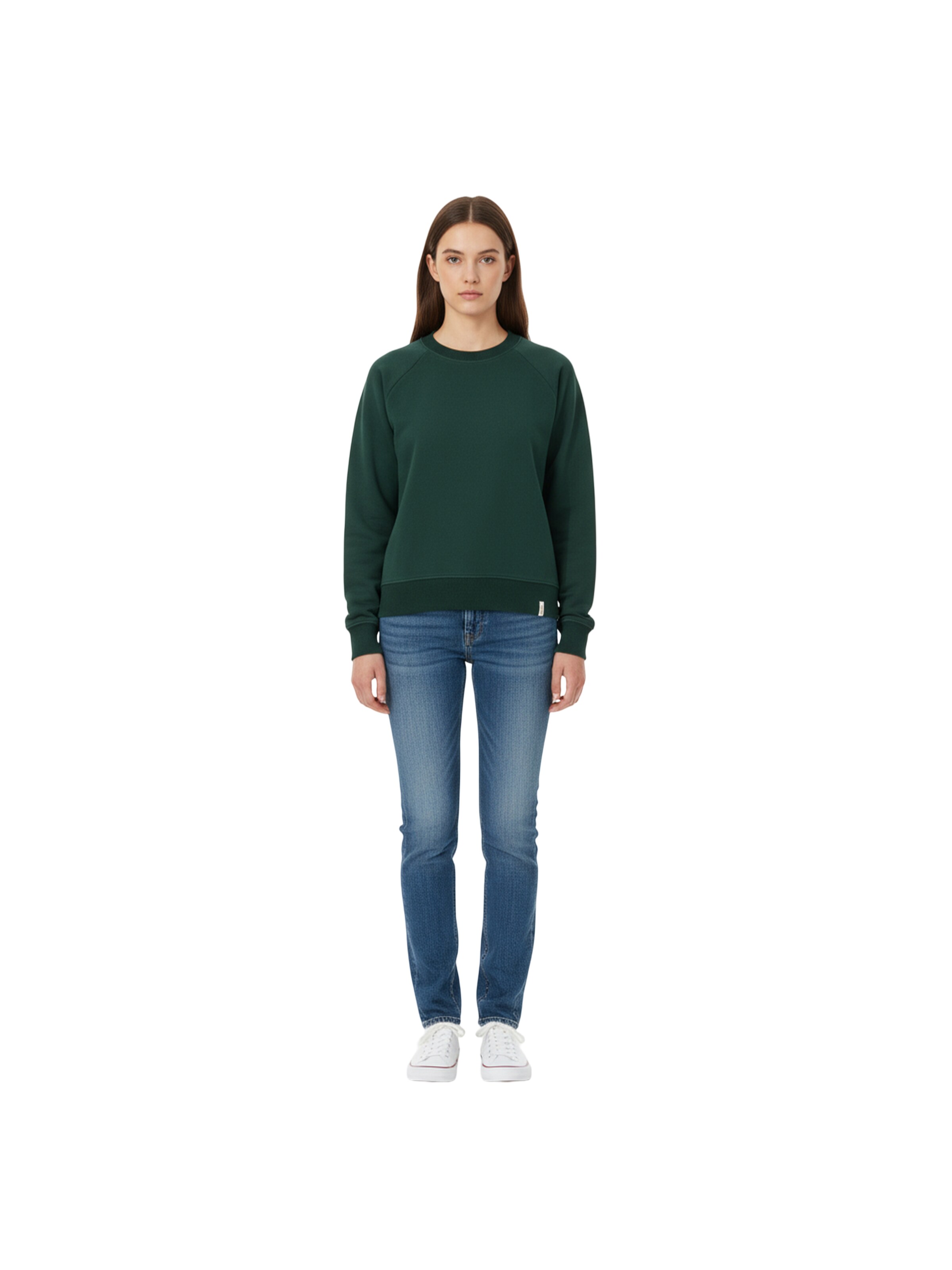 Peter Jo Sweatshirt 'Women’s Organic Sweatshirt – Willow' in Grün