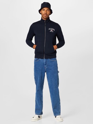 TOMMY HILFIGER Zip-Up Hoodie in Blue