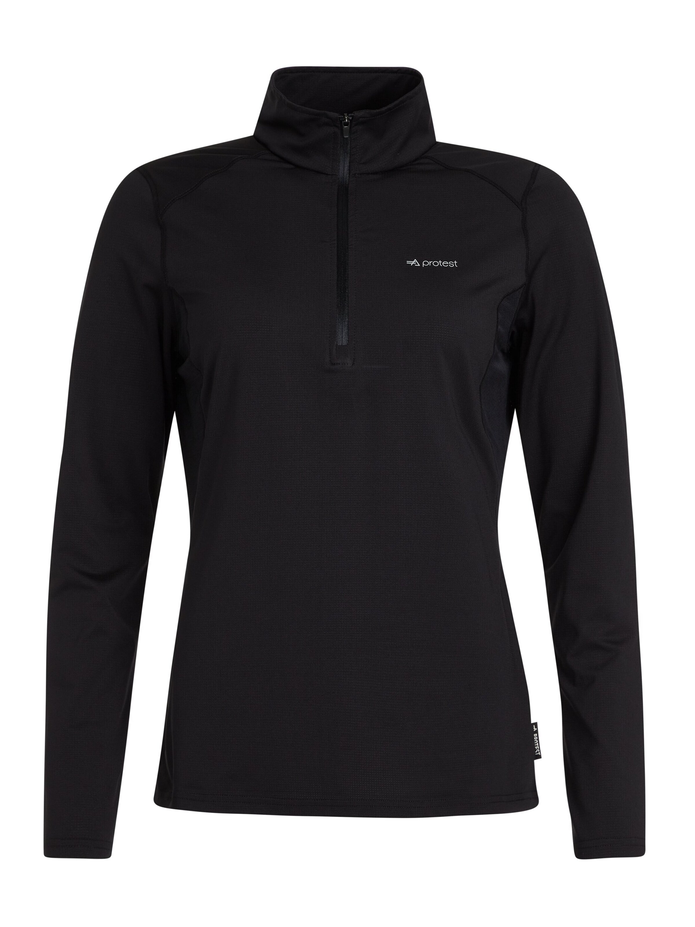 PROTEST Athletic Sweatshirt 'PRTSENNA' in Black: front