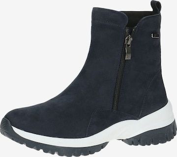 CAPRICE Ankle Boots in Blue: front