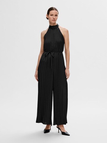 SELECTED FEMME Jumpsuit 'Zenia' in Zwart: voorkant