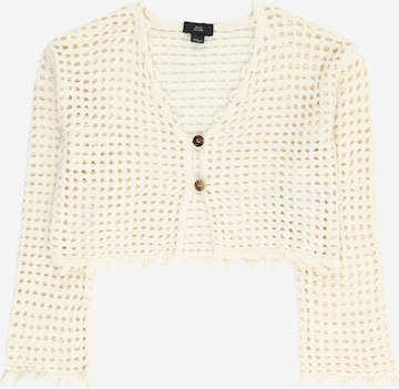 River Island Knit Cardigan in Beige: front