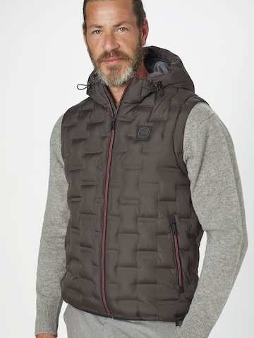 S4 Jackets Vest in Green: front