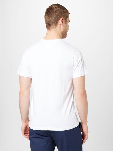T-Shirt 'LETTERMAN' Tommy Jeans en blanc