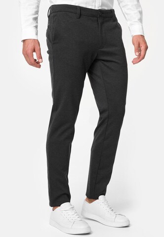 Coupe slim Pantalon chino 'Burch' JEFF en gris