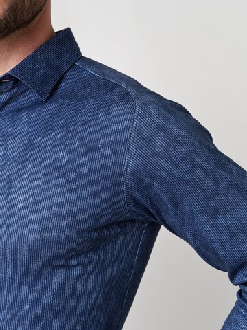 Coupe slim Chemise DESOTO en bleu