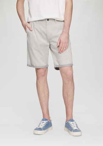 QS Regular Trousers in Grey: front
