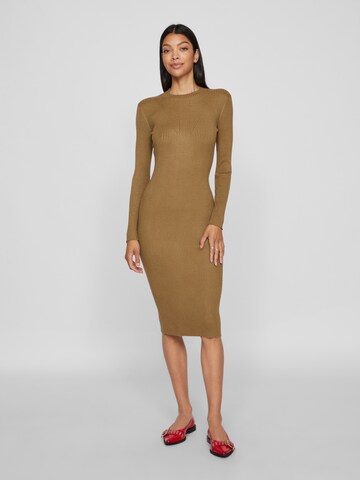 VILA Knit dress 'VIKNITTA' in Green