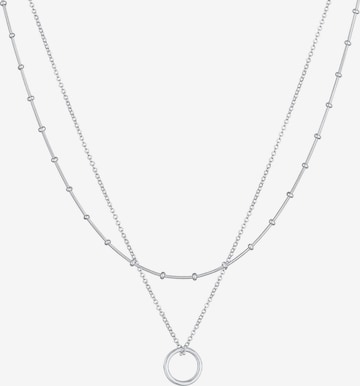 ELLI Ketting in Zilver: voorkant