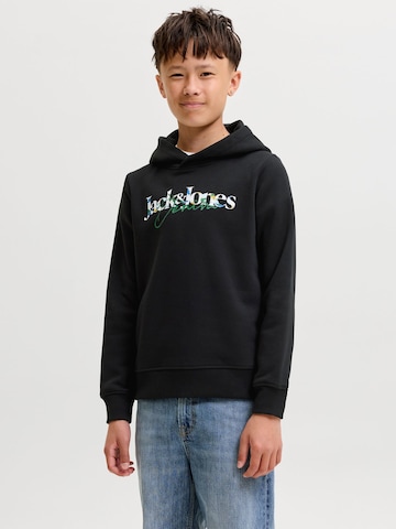 Felpa 'JJTOM' di Jack & Jones Junior in nero: frontale