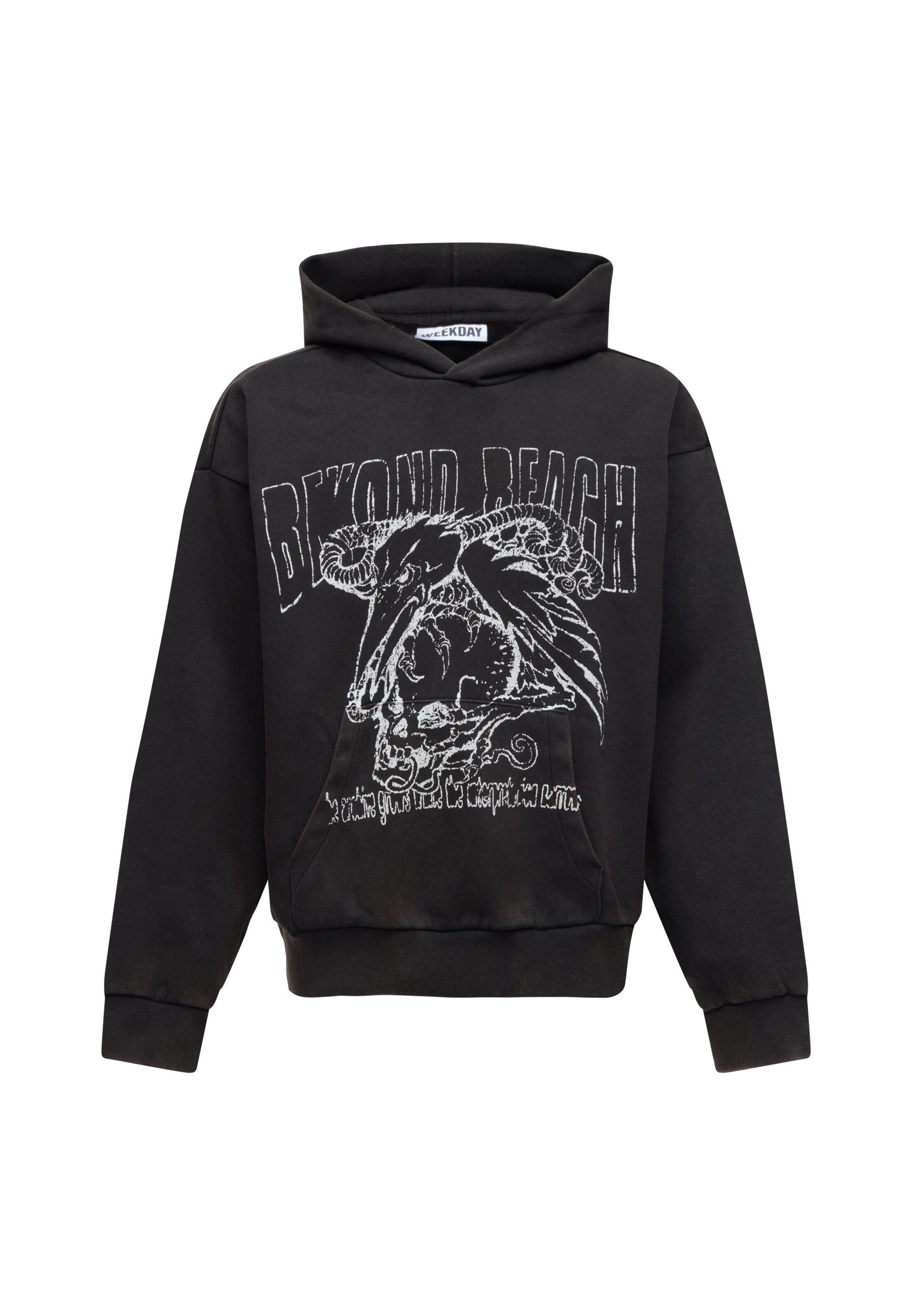 WEEKDAY Sweatshirt in Black: front