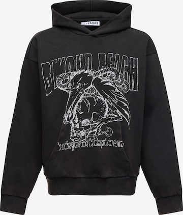 WEEKDAY - Sudadera en negro: frente