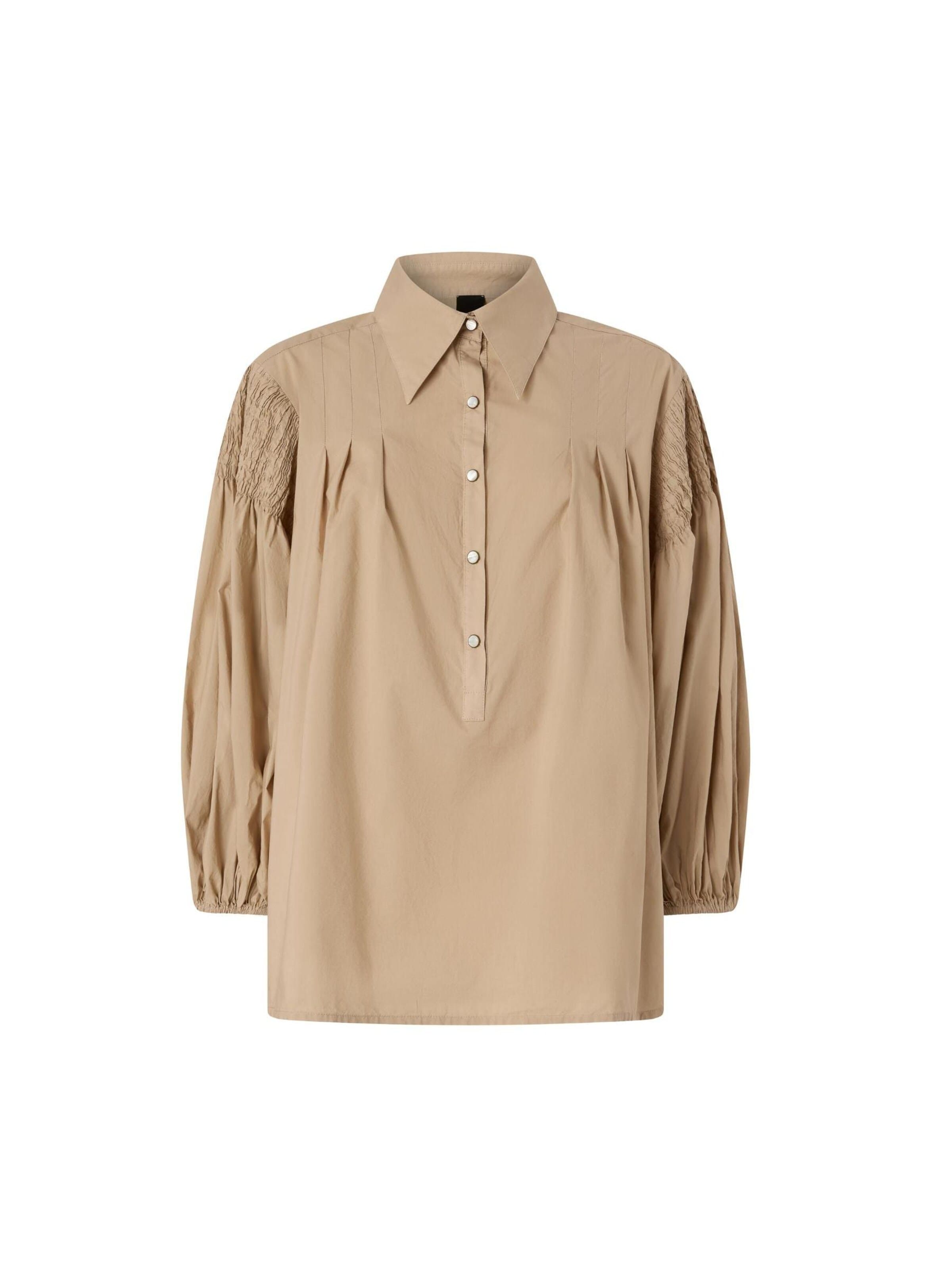Camicia da donna 'PINKO BOUQUET BLUSA LIGHT COTTON BLUSA' di PINKO in beige: frontale