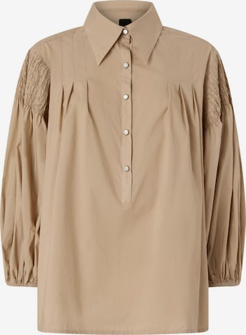 Camicia da donna 'PINKO BOUQUET BLUSA LIGHT COTTON BLUSA' di PINKO in beige: frontale