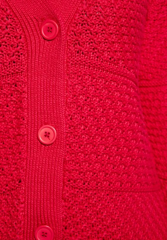 usha FESTIVAL Knit Cardigan in Red
