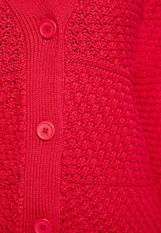 usha FESTIVAL Knit Cardigan in Red