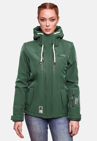 MARIKOO Weatherproof jacket 'Kleinezicke' in Green: front