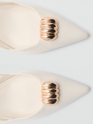 MANGO Pumps 'Imagine' in Weiß