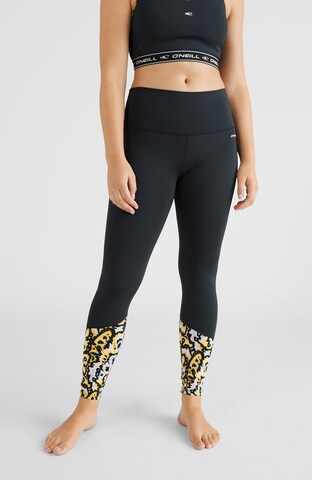 O'NEILL Skinny Workout Pants in Black: front