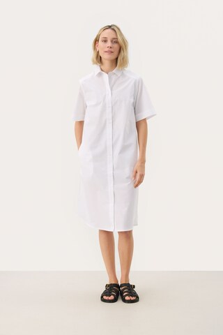 Part Two Shirt dress 'Harper' in White: front