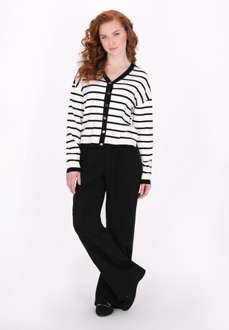 DreiMaster Klassik Gebreid vest 'Classic Look' in Zwart
