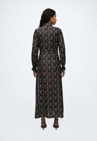 MSCH COPENHAGEN - Vestido camisero 'Michella' en marrón: atrás