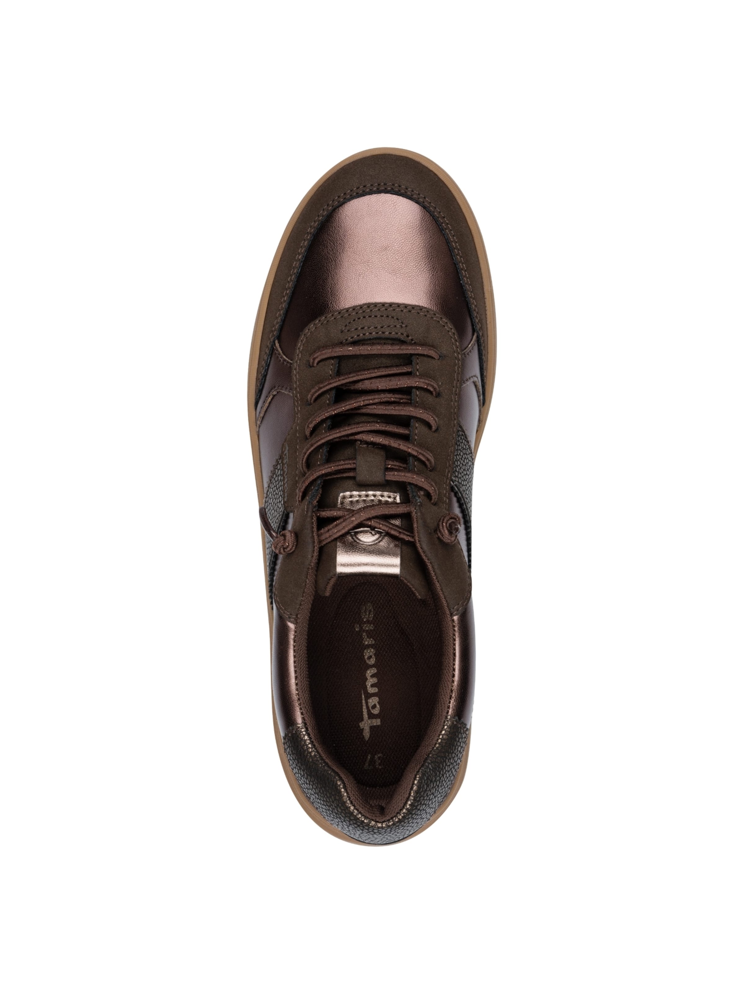 Baskets basses Tamaris en marron