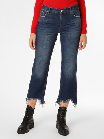 Free People Bootcut Jeans in Blauw: voorkant