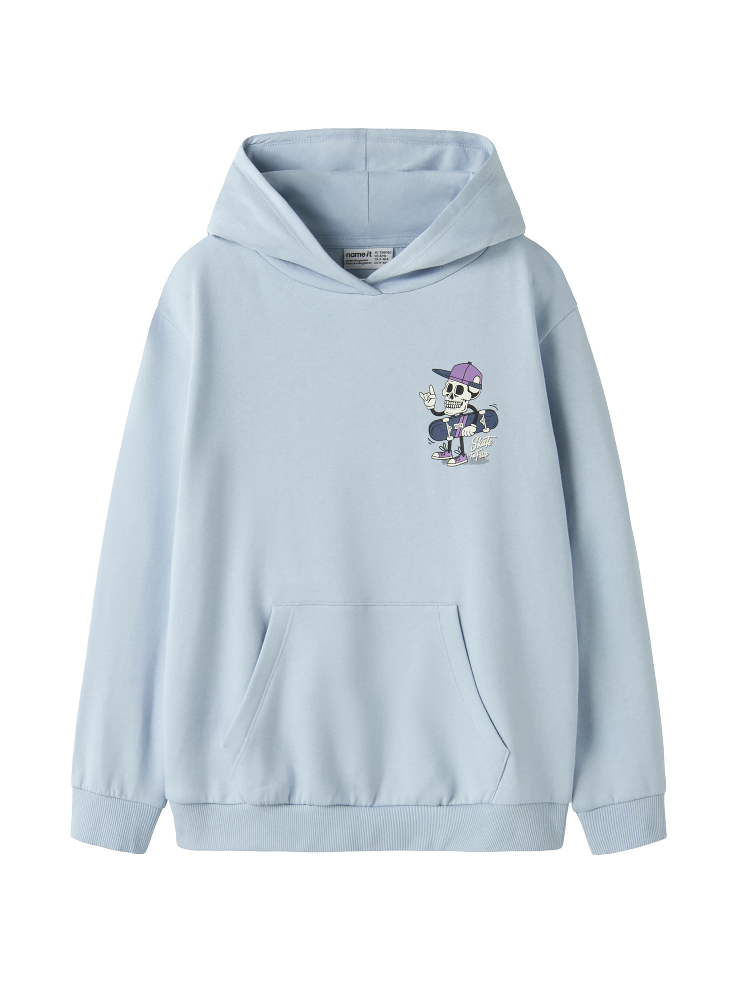 Felpa 'NKMLASSE' di NAME IT in blu: frontale
